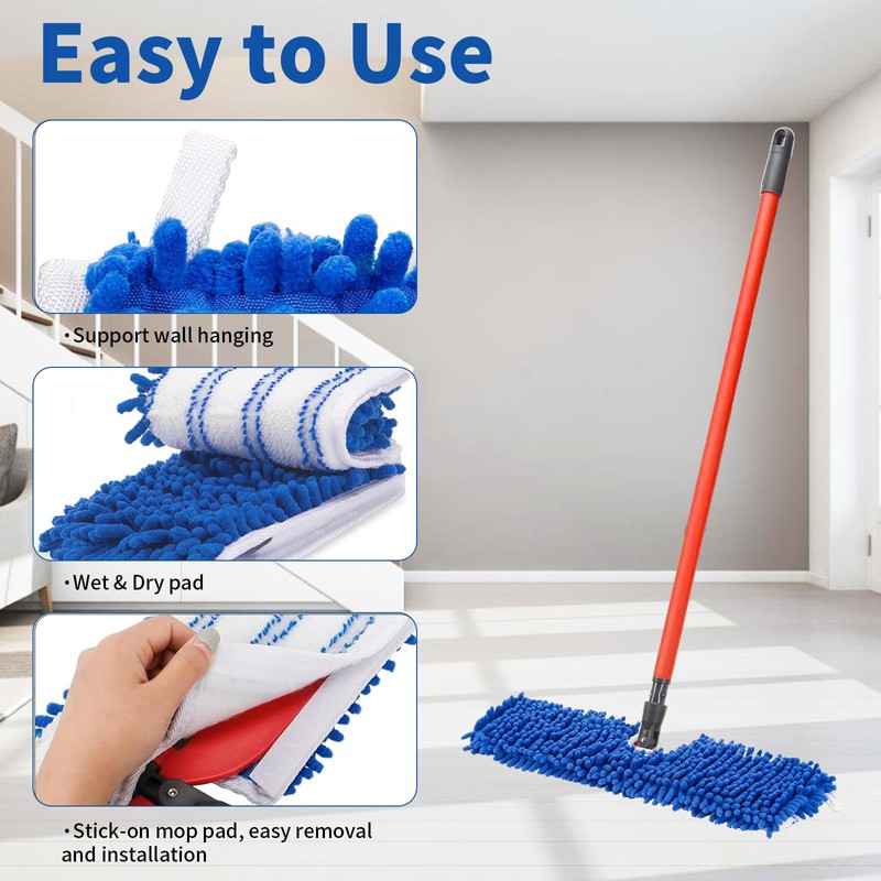 2 Pack Flip Mop Refills Compatible with O Cedar Mop,