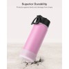 koodee 16 oz Water Bottle Stainless Steel Double Wall Vacuum