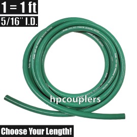 Flexfab 5/16" ID FlexFab 5521 Green Silicone Heater Hose 8mm 350F Radiator Coolant .31"