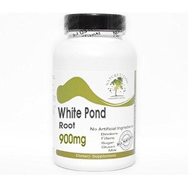White Pond Lily Root 900mg ~ 90 Capsules - No Additives ~ Naturetition Supplements