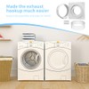 Dryer Vent Connector Kit,Dryer Vent Wall Plate for 4 inch