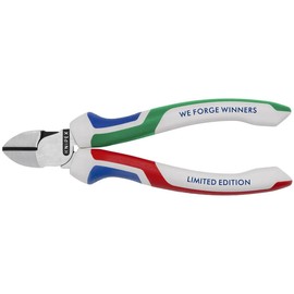 KNIPEX 70 02 160 S8 Pinzas de corte diagonal WE FORGE WINNERS con mangos ergonómicos pavonada 160 mm (6.25'') - Edición limitada 2026