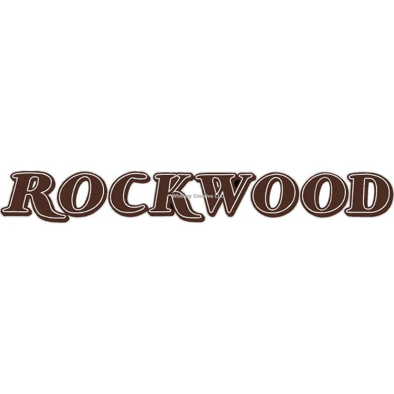 Whitney Creative "Rockwood" rv decal graphic 54.2" x 7.3"