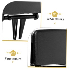 Mobestech 3pcs Auto Vent Outlet Tab Car Clip Grille Plate for Airflow Control