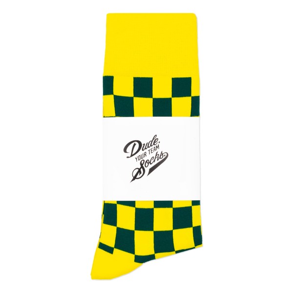 Dude. Your team socks. The Checkerboard (US, Alpha, One Size,