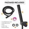 BESy Black Brass 2 In 1 Function Handheld Shower Head