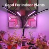 LEOTER 4 Head Led Grow Light With Timer Dimmable Modes