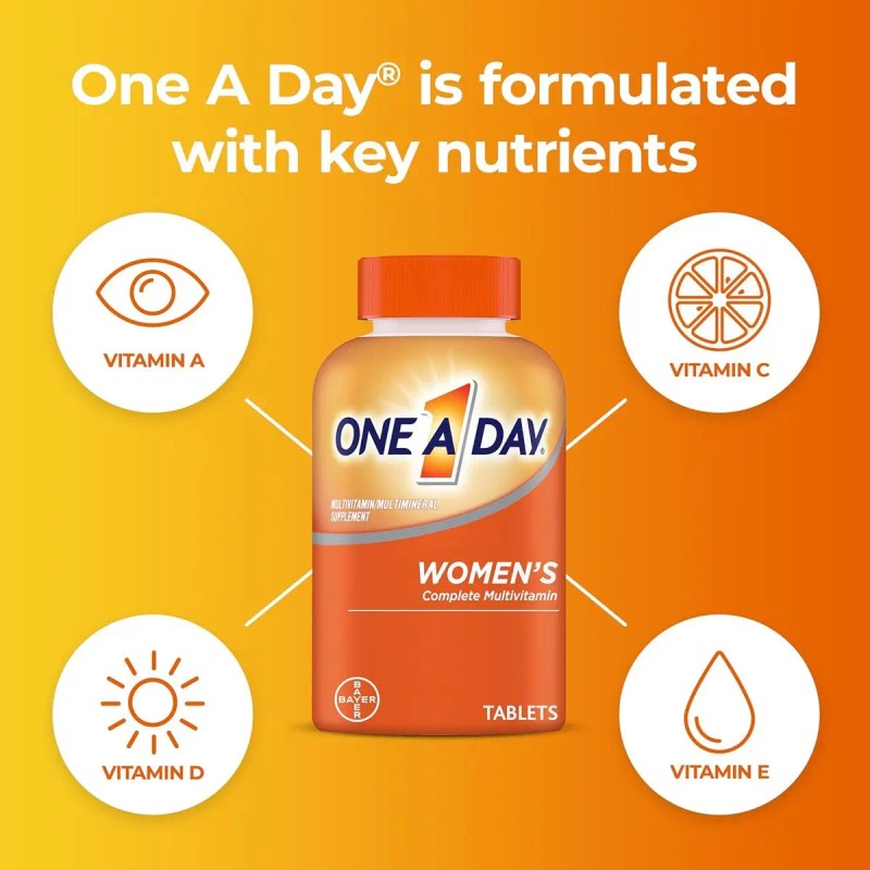 Suplemento Multivitaminico One Day Mujer 200 Tabletas