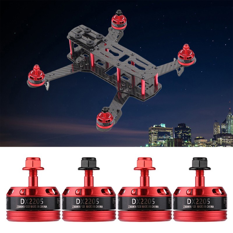 4pcs DX2205 2300KV 2-4S Brushless Motor for X210 X220 250