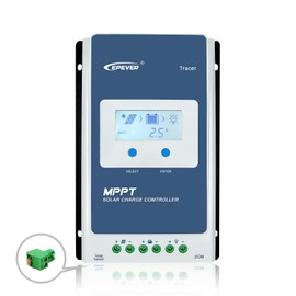 EPEVER 30A Solar Charge Controller MPPT Solar Panel Charge Controller 12V / 24V Auto Working Max PV 100V Solar Charge Battery Regulator with LCD Display for Gel Flooded Sealed Lithium Batteries