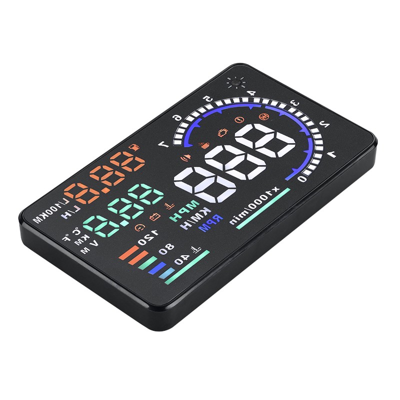 A8 5.5'' OBD II Car HUD Display Auto Windshied Reflective