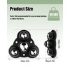 Self Adhesive Caster Wheels, Appliance Rollers for Kitchen Appliances, 2.4