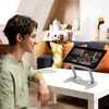 Book Stand for Reading, Adjustable Metal Laptop Stand for Desk