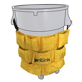 janiLink 44 GAL Trash Barrel Caddy Bag