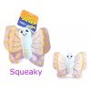 Joyhound Crazy Comfy Colorful Spring Butterfly - Plush Dog Toy