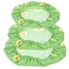 3pcs Food Elastic with Cotton Proofing Reusable Leftovers Avocado Cloth