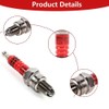 Tuning spark plug, electrode spark plug, motorcycle engine spark plug,