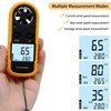 RUZIZAO Handheld Anemometer, Digital Wind Speed Meter Air Flow Velocity