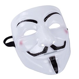 Pohotobooth Props Ltd ANONYMOUS V FOR VENDETTA GUY FAWKES FANCY DRESS HALLOWEE FACE MASK