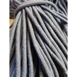 Valley 1/4 " x 200 ft. of Hollow Braid Cotton Blend Rope. Blue. Made In USA