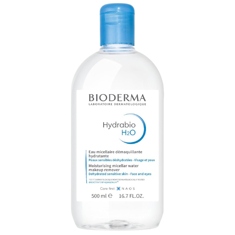 Bioderma Hydrabio H2O solución de eliminación de agua micelar, limpieza