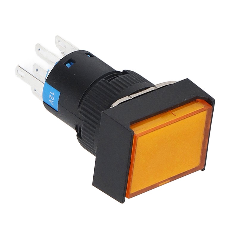 25PCS Button Switch with Control Light Electric Push Switch for