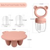 BigSpinach Silicone Baby Food Freezer Tray with Teething Popsicle Molds