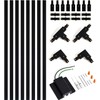 VANoopee 26FT H Track Lighting Rails Black, H Type Track