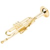 Miniature Trumpet Model High Simulation Mini Musical Instrument for Home
