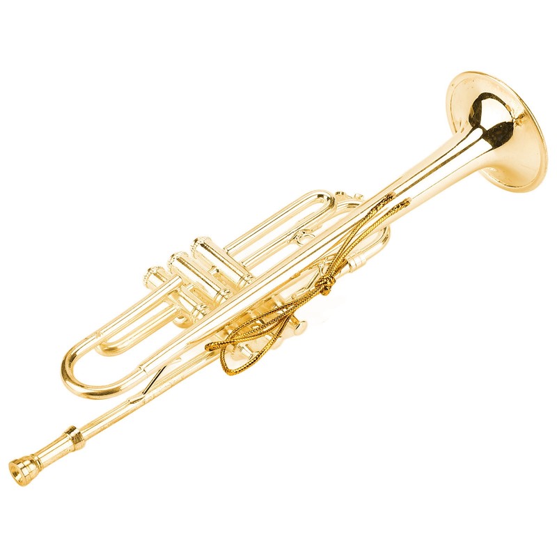 Miniature Trumpet Model High Simulation Mini Musical Instrument for Home