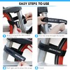 Boncas Bike Rack Strap Bike Wheel Stabilizer Straps,Stonger Grip with