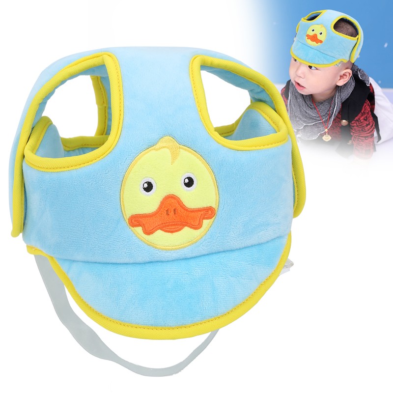 Toddler Head Protector Breathable AntiCollision Baby Safety Head Cap Helmet(Blue
