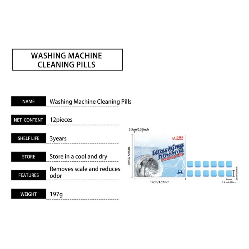 Las Tabletas Efervescentes Limpiadoras S Washing Descontamin