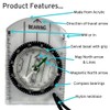 gr8ful® Navigation Compass | Ideal for Fell Running, Orienteering, Boy