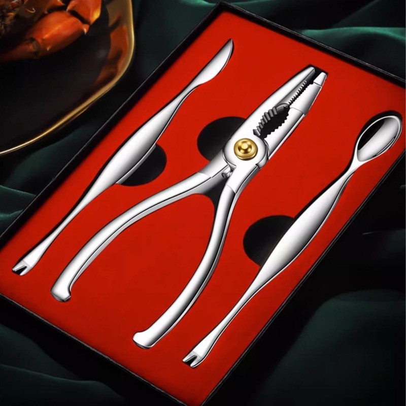 Seafood Tools Set Stainless Steel Lobster Crab Leg Cracker Nut