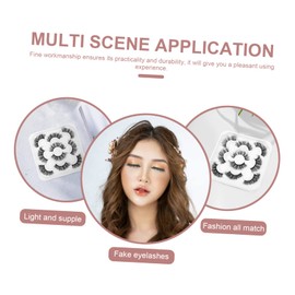 BIUDECO 5pairs False Eyelash Extensions for Natural Makeup Soft Lashes for Enhanced for Women and Girls