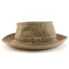 Trendy Apparel Shop XXL Oversized Roll Up Bucket Hat, Khaki,