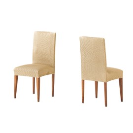 Martina Home Tunisia Chair Cover, Fabric, Backrest Chair Cover, Beige, 24 x 30 x 6 cm, 2 Units