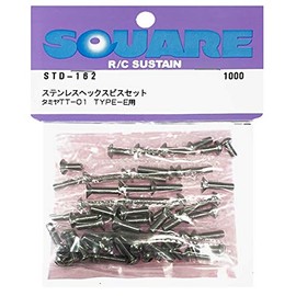 Stainless Steel Hex Screw Set for Tamiya TT01TYPE-E STD-162