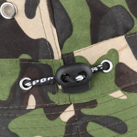 Toutacoo, Unisex Adjustable All Season Hat, Green / camouflage