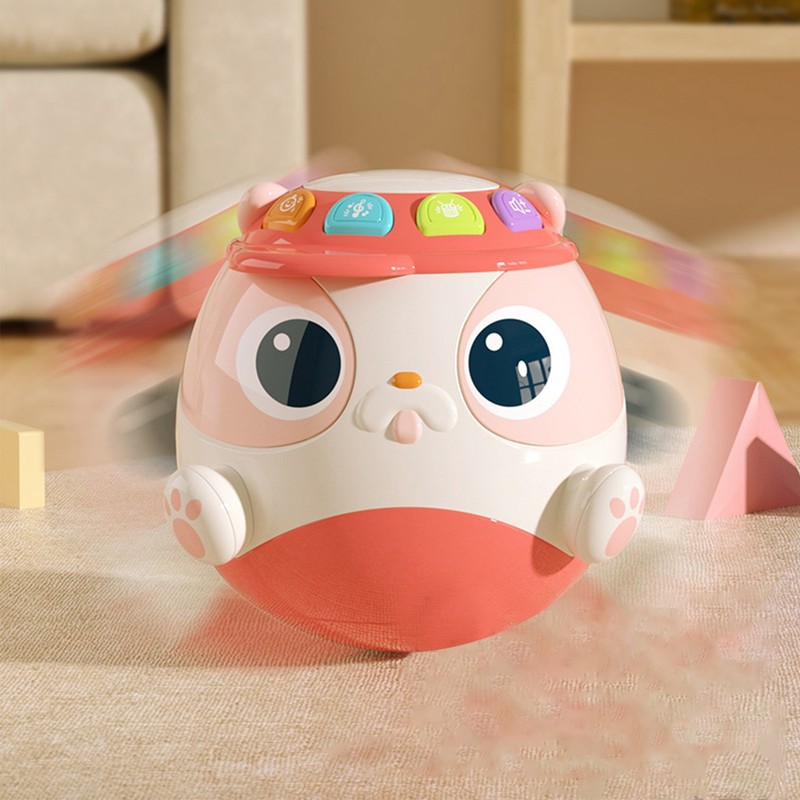 Musical Wobbling Toy Early Educational Multi Functional Electric Cartoon Wobbling