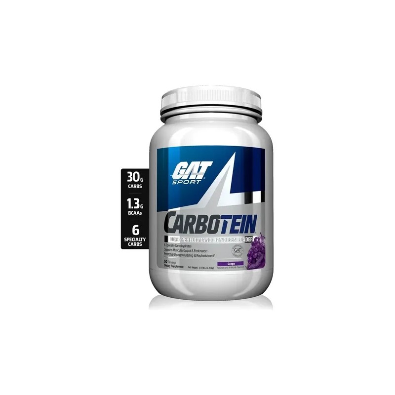 Carbotein Gat Sport 3.8 Libras 50 Servicios Carbs Bcaas Sabor
