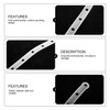 ArrErr 30 Pack Hanger Display Strip Extender Room-Saving 18'' 13