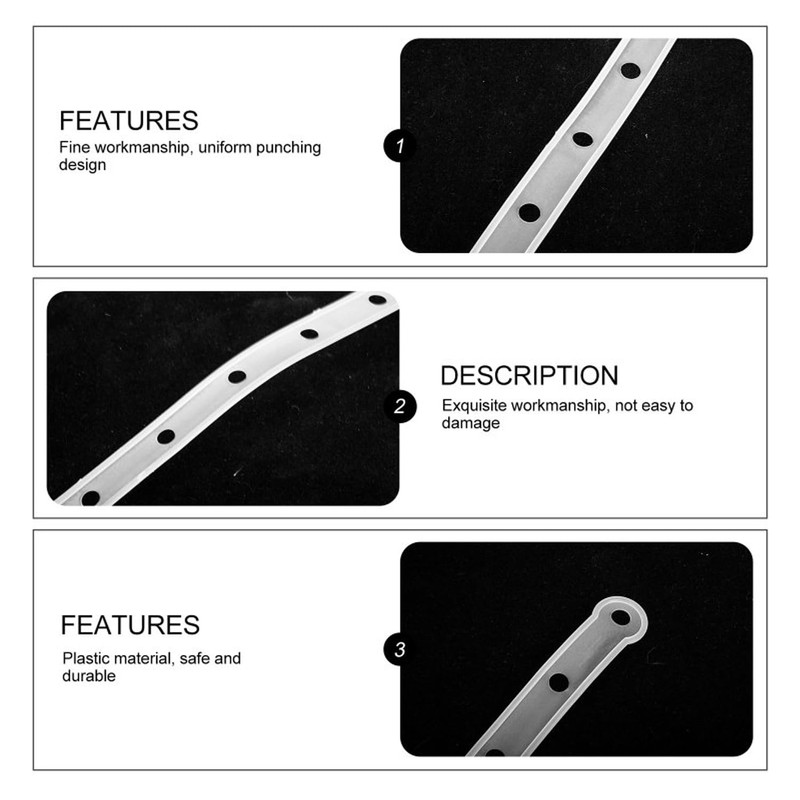 ArrErr 30 Pack Hanger Display Strip Extender Room-Saving 18'' 13