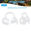 PATIKIL 4 Pcs Plastic Hose Clamps, 5/16 Inch Heavy Duty