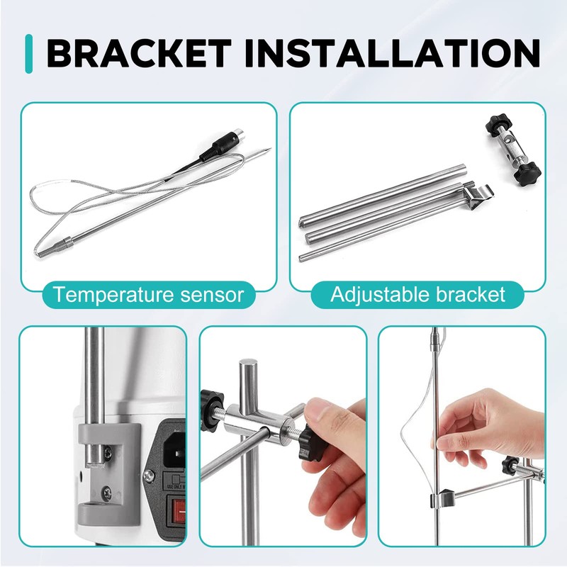 LAB FISH Laboratory Heating Mantle 500ml Thermocouple Magnetic Stirring Mixer,Lab