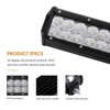 Auxbeam LED Light Bar 7Inch 36W Flood Led Off Road