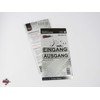 BIKE-label 900017 3D Sticker Aluminium Look Notice Door Sign Entrance