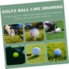 Sosoport 8-Piece Golf Ball Line Marker Set Plastic Golf Alignment