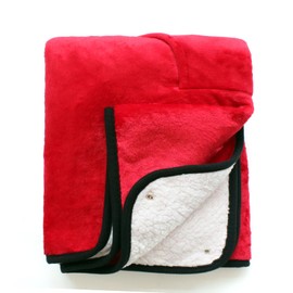 Small Lap Blanket,Soft Cozy Blanket for Knees,Wrap Shawl for Back and Shoulders,Wheelchair Outdoor Blanket(43 * 28inches,Red)